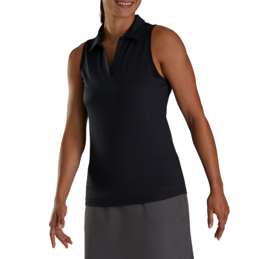 FootJoy Black Women’s Sleeveless Racerback Tank
